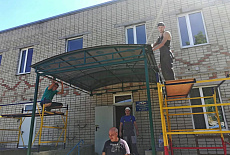 Шефская помощь детскому саду Малыш в поселке Октябрьском