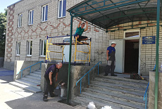 Шефская помощь детскому саду Малыш в поселке Октябрьском