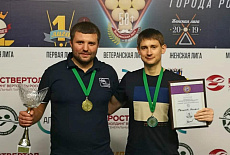 Победители турнира 1-ая Лига по бильярду