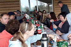 Корпоративная Рыбалка на базе отдыха "Лагутник".