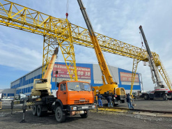 Монтаж козлового крана