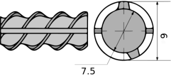 Арматура 8 А-500С