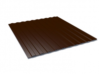 Купить Профилированный лист С-8 0,45x1200х2000 шоколадно-коричневый 8017 в Ростове-на-Дону